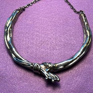 RARE vintage Yaacov Heller (like but could not confirm) sterling silver choker